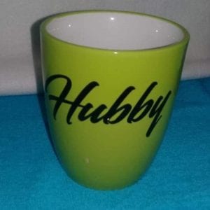 Green Hubby Mug for Coffee, Tea, Cocoa and more