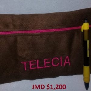 Personalized Embroidered Pencil Case
