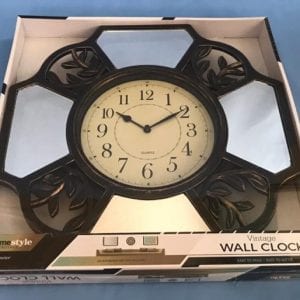Homestyle Essentials 16" Quartz Vintage Wall Clock
