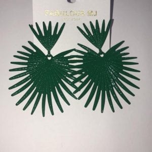 Fabulous MJ Spike Earrings - Green
