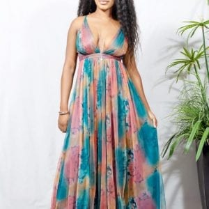 Women's Bohemian Evening Maxi Dress