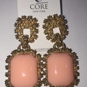 Core New York-Elegant Square Earrings W/ Rhinestone