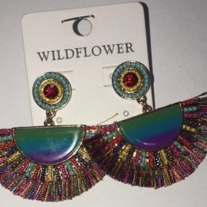 Wildflower Two Tier Tassel Earrings