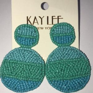 Kaylee New York -Two Tier Beaded Earrings