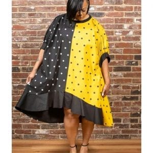 Women's Polka Dotted Dress