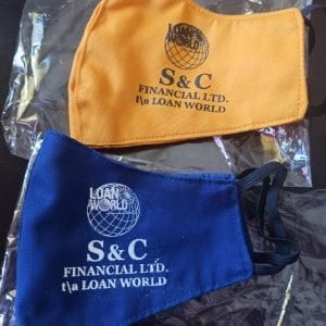 Branded Cotton Breathable Cloth Twill mask