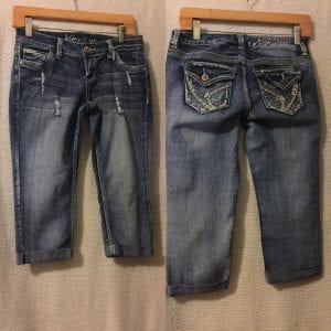 Excellent Condition -Arya Cropped Girls Jeans - Size 3-4