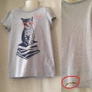 Good Condition-Cute Kittycat Girl Blouse