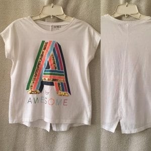 Good Condition- Awesome Little Girl's Short-Sleeve Blouse