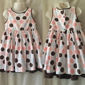 Excellent Condition - Maggie & Zoe Girls Polka Dot Dress