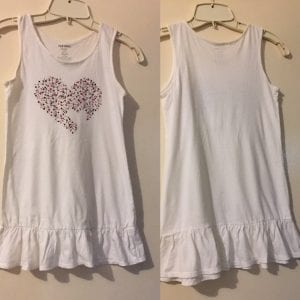 Old Navy White Cotton Sleeveless Dress -Size 10-12