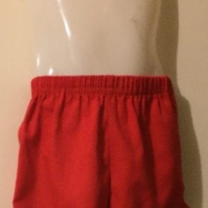 Used  Girl Red Cotton Shorts Excellent Condition  - Size 2