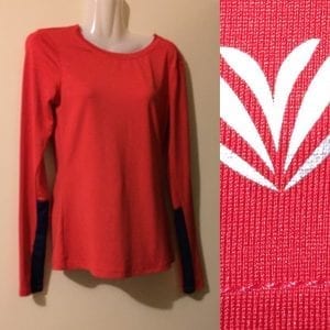 New Forever 21 Red/Black Polyester Women Active Top- Size Medium