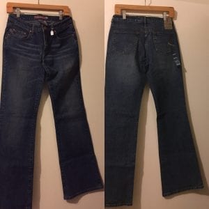 New Parasuco dark blue women wide leg jeans pant - size 30