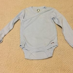 New Gerber Blue Baby Long sleeve Onesie