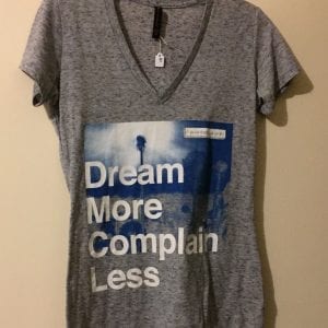 New Hybrid Apparel Grey Cotton Women T Shirt -Size Medium