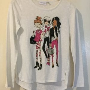 New place cotton/polyester/algodon girl blouse - size 14