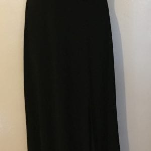 New Azules Black knitted ankle length maxi women skirt - size small