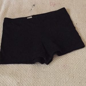 Used Black Old Navy Cotton Girl Shorts Good Condition -Size 8