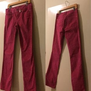 New Gap1969 Bright Peony Pink Cotton/Spandex  Women Pants - 28W/6L