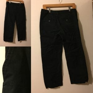 Good Condition Gap Women Cotton/Spandex Stretch Cropped Leg Pants -Size 2