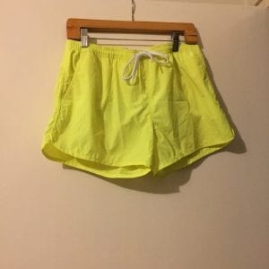 H/M Polyester Lime Green Girl Shorts -Size Medium