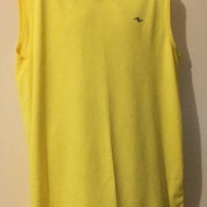 Used Yellow Polyester Active Ware Top Excellent Condition- Size 7-8