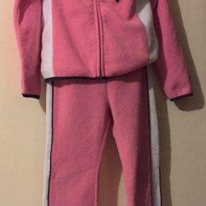Used Sport Lifestyle Girl Polyester Sweat Suit Excellent Condition-Size 6