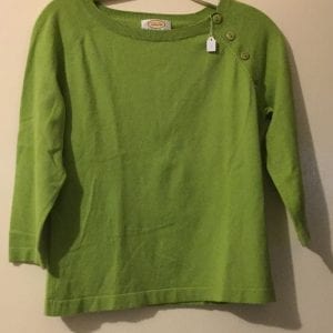 Excellent Condition Talbots Women Cotton/Nylon /Spandex Sweater Blouse -Size Petite