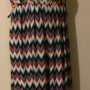 Excellent Condition Eyeshadow Polyester/Spandex Knee Length Women Dress with Loop -Size Medium 