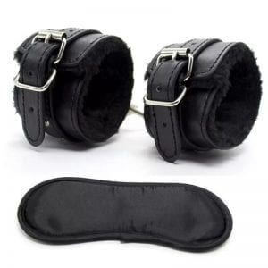 Pleasurable Cuff & Mask Set