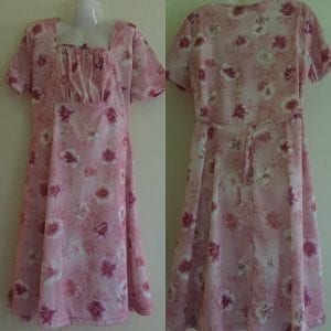 New Higher State Polyester Pink/White Girl Dress - Size 12