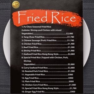 Fried Rice- Dragon Garden Restaurant