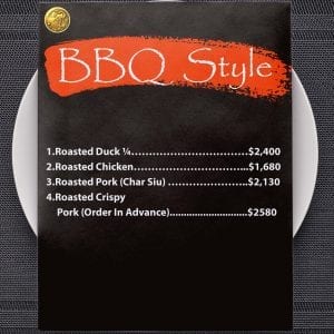 BBQ Style - Dragon Garden Restaurant