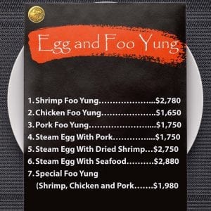 Egg and Foo Yung - Dragon Garden Restaurant