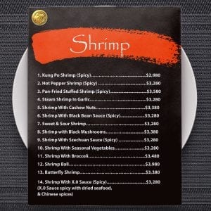 Shrimp- Dragon Garden Restaurant