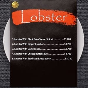 Lobster - Dragon Garden Restaurant