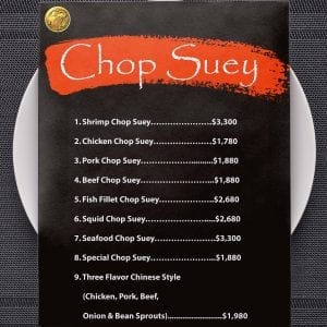 Chop Suey- Dragon Garden Restaurant